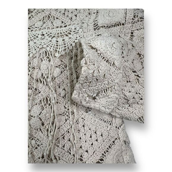 Miss Me Crochet Boho Oversized Jacket Size Small - Picture 2 of 7